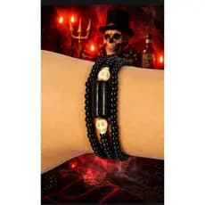 Guia de Pulso, Pulseira de Proteção Exu Caveira, Linha Caveira, Umbanda e Candomblé