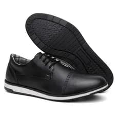 Sapato Masculino Oxford Liso Casual Moderno Sapatenis Social