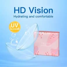 (P :-1.00 ~-10.00) Magister Lentes De Contato Transparentes De 14mm Myopia De 6 Meses Use 2 Pcs Lente Hidratante De Longa Duração Com Prescrição