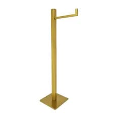 Papeleira Quadrada De Chão Gold Inox 304