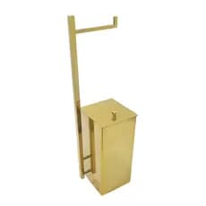Cesto de Lixo Quadrada c/ Papeleira Gold (Padrão Deca)