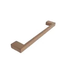 Porta Toalha  De Parede Guriri 80cm Corten  Padrão Deca Inox