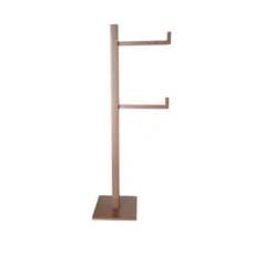 Papeleira Quadrada De Chão Corten Padrão Deca C Reserva Inox