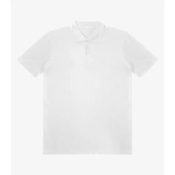 Polo Masculina Piquet Básica Select Branco