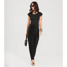 Blusa Feminina Com Franzido Dianna Preto