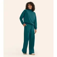 Conjunto Blusão com Calça Moletom Felpado Rovitex Verde