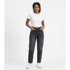 Calça Jeans Feminina Mom Rovitex Preto
