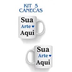 5 CANECA DE PORCELANA PERSONALIZADA PARA SEU EVENTO