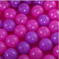 Bolinhas de Piscina -  saco com 100 Unidades Rosa Pink e Roxo