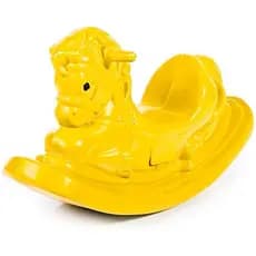 Gangorra Cavalinho Balanço Bebe Infantil AMARELO - Linha A
