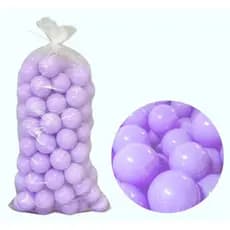 Bolinhas de Piscina Infantil Bebe Kit 50 Unidades Lilás Princesa Sofia