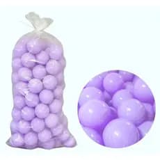 Bolinhas de Piscina Infantil Bebe Kit 100 Unidades Lilás