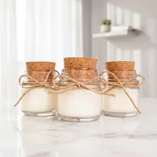 Kit 6 Velas Aromática Lembrancinhas Perfumadas Batizado Casamento
