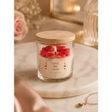 Kit 10 Velas Aromáticas de Coração Love Perfumada