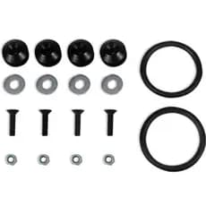 Kit Anilha Trava Parachoque Preto