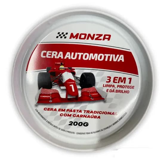 Cera Monza Automotiva 200g Perola 020201