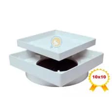 Ralo 10x10 Oculto Invisível Seca Piso Porcelanato Inteligente Quadrado Banheiro Lavandeira Cozinha