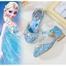 2023 Sandálias Disney Frozen Elsa Sapatos Para Meninas Princesa De Dança Fashion Non-Slip Crystal
