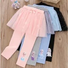 Saias Meninas Calças Lantejoulas Estrela Saia De Malha Para Crianças Leggings Princesas Primavera Outono Kids Clothes