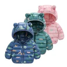 Inverno Meninos Meninas Casaco Crianças Leve E Fino Para Baixo Jaqueta Criança Quente Dinossauro Com Capuz Casacos Acolc
