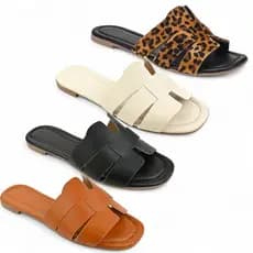 Sandália Feminina Rasteira H Fashion