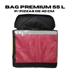 Mochila Térmica Delivery 55L – Bag Reforçada Tecido  Oxford Impermeável p/ Pizza 40cm | Motoboy Profissional
