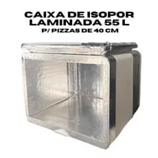 Caixa Isopor 55 l laminada para PiZZA DE 40 CM Personalizada para mochila Rei das Bags  motoboy delivery app