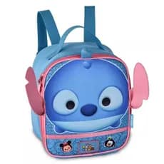 🎒 Lancheira Infantil 3D Térmica Tsum Tsum Stitch - Clio Style Poliéster com Frente em Neoprene – 24x19x12cm