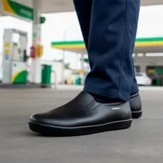 Sapato Trabalho Antiderrapante Segurança Calçado Tenis CA 44.885 Fábricas Enfermagem Domestica