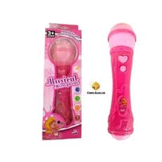 Brinquedo Microfone infantil musical c/som da voz