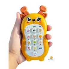Brinquedo infantil telefone celular mordedor musical cervo