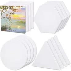 Telas para pintura 4 formatos 16 unidades