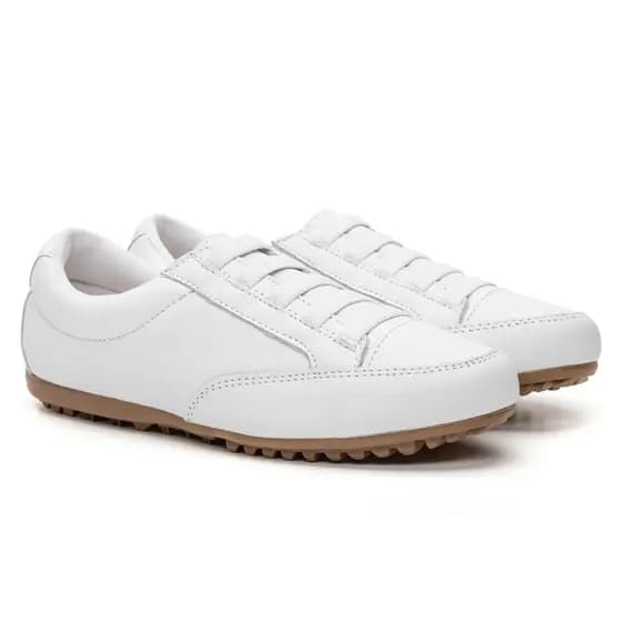 Ténis Sapatênis Feminino Casual Elástico Fácil Calçar