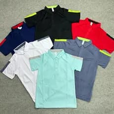 Camiseta Polo Tecnológica Leve Dry Fit Slim Masculina Casual Corte a Laser