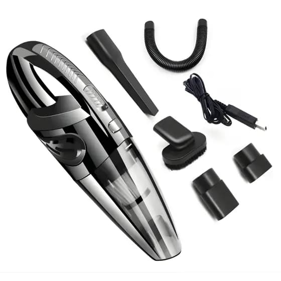 Aspirador de Pó portátil Turbo Sem Fio 7 em 1 Recarregável Multifuncional para carros, casa e tapete