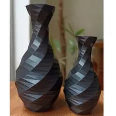 Vasos Decorativos Geométricos Decoração Sala Kit 2