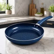 Frigideira Antiaderente Cerâmica 26cm Azul Premium Não Gruda Fácil Limpeza Azuré Cook
