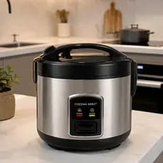 Panela de Arroz Elétrica 1 Litro 127V Compacta Cozzina Nero Preta