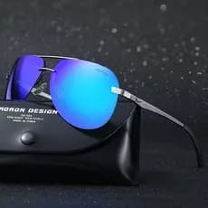 Óculos de Sol Estilo Piloto, Óculos de Sol Polarizados da Moda, Óculos de Sol Masculinos e Femininos, Óculos de Sol com