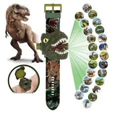 Relógio Projetor Infantil Dinossauro Tiranossauro Rex