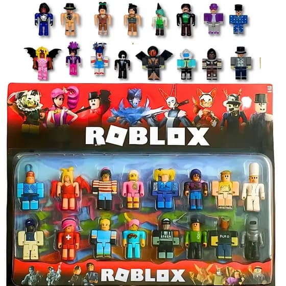 Kit 16 Bonecos Roblox Articulado Brinquedo Infantil Coleção