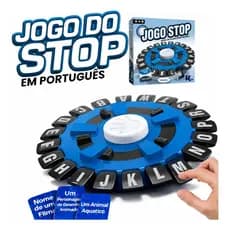 Jogo De Palavras Tapple Tabuleiro Trava Letras Stop Portatil