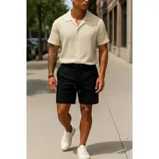 Short Masculino Confortável Luxo Social Leve Praia