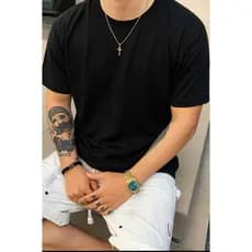 Camiseta Básica Masculina 100% Algodão Premium