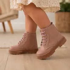 Coturno Infantil Menina Bota Super Macia N° 25 ao 34