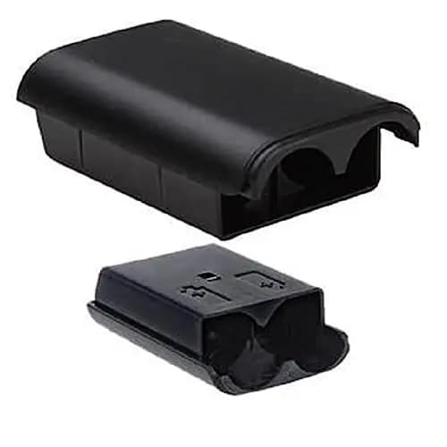 Tampa Controle XBOX 360 Case Suporte de Pilhas Controle Xbox 360 Preto
