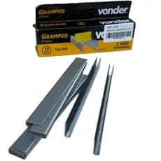 Grampo 19mm Tipo 600 P/ Grampeador Elétrico GPE916 Vonder Cx C/1000un - 2898916019