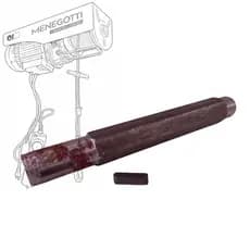 Eixo do Carretel com chaveta (N.15 Guincho Prime 300/600kg V2) 29116933