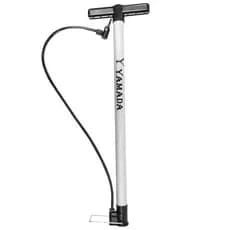 Bomba De Ar Bicicleta Yamada Alumínio Reforçado 58cm Para Pneu Bike Cor Cinza