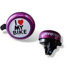 Buzina Campainha Trim Trim Para Bike I Love My Bike Rosa